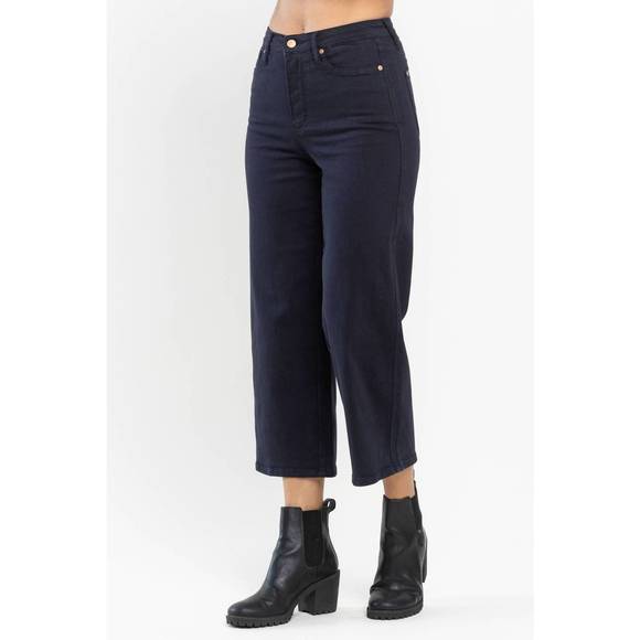 Judy Blue Plus Size Mid Rise Garment Dyed Denim Shorts